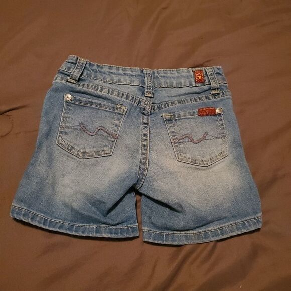 7 for all mankind Girl's Distressed Jean S… - Picture 3 of 9